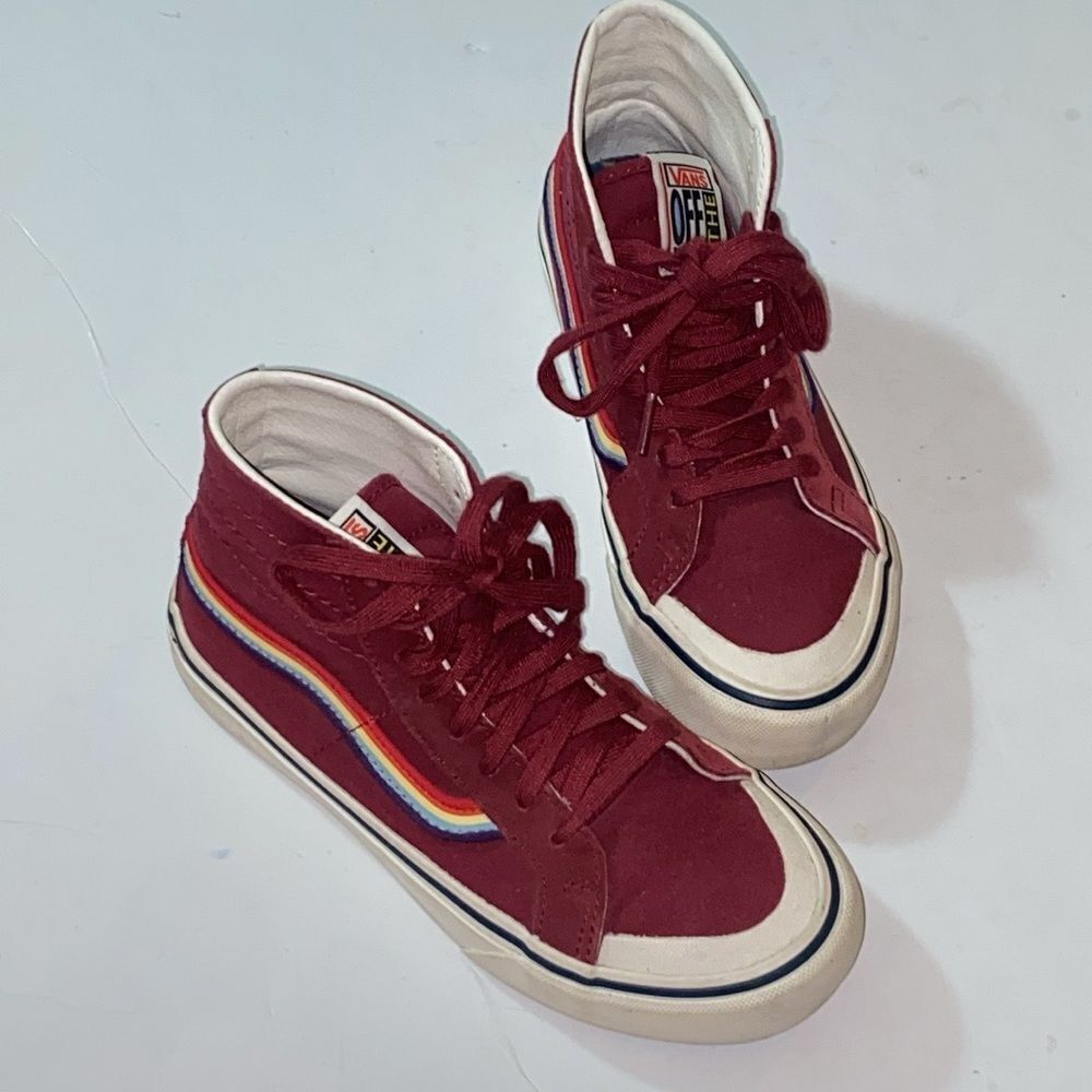 Vans SK8-HI 138 Decon SF Rad Rainbow 500714 Women’s Shoes Size 5.5